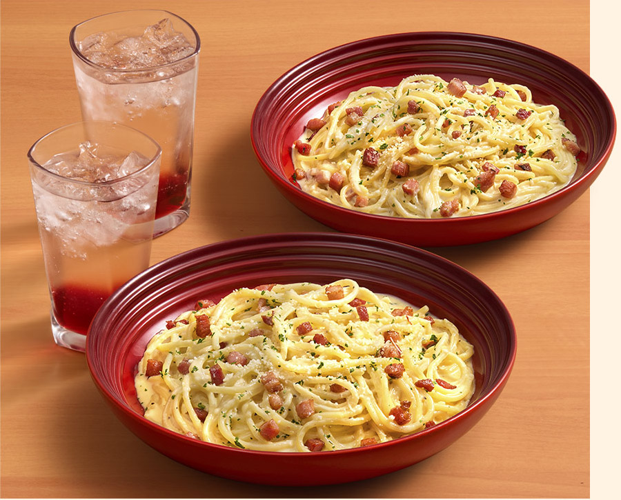 2 CARBONARA DI ROMA + 2 SODAS ITALIANAS R$ 109,90