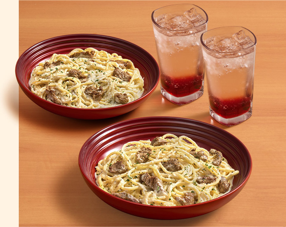 2 SPAGHETTI MIGNON + 2 SODAS ITALIANAS R$ 129,90
